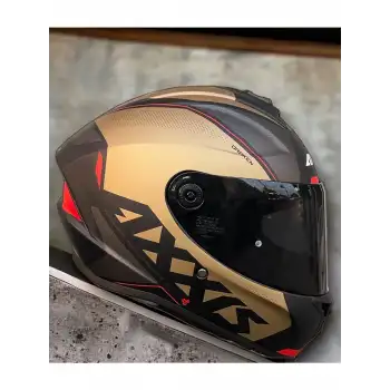 AXXIS DRAKEN S GEAR A9 MATT GOLD KASK MAT GOLD