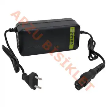 48 V [20-24AH] ŞARJ CİHAZI EBIKE [DEVRE KESİCİLİ - GÖSTERGELİ] -