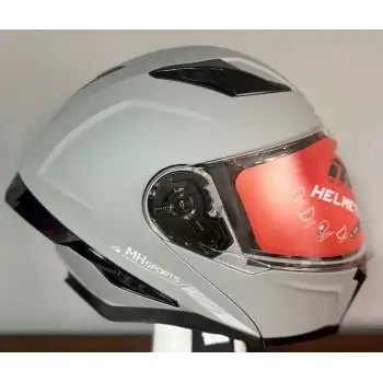 MH ÇENE AÇILIR KASK MAT NARDO GRİ