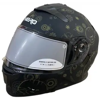 NERO ÇENE AÇILIR KASK 912 MAT SİYAH-GRİ MAT SİYAH - GRİ