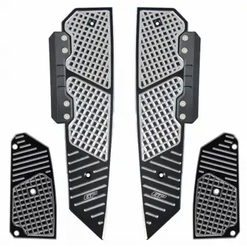 GP KOMPOZİT HONDA FORZA 250 2018-2025 UYUMLU BASAMAK ALÜMİNYUM GRİ