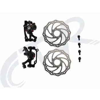 BİSİKLET DİSK FREN ÖN ARKA TAKIM + ROTOR [160MM] KALİPER