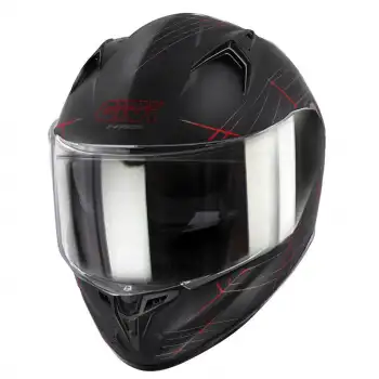 GIVI 50.7 PHOBIA KASK MAT SİYAH - KIRMIZI