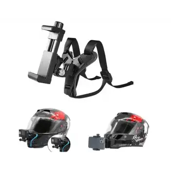 KASK TELEFON TUTUCU ALT ÇENE BAĞLATILI MODEL