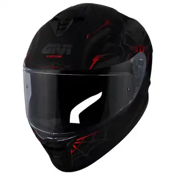 GIVI 50.X ARACHNO MAT SİYAH-KIRMIZI KASK MAT SİYAH - KIRMIZI