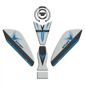 YAMAHA MT 07 2025 UYUMLU TANK PAD BEYAZ