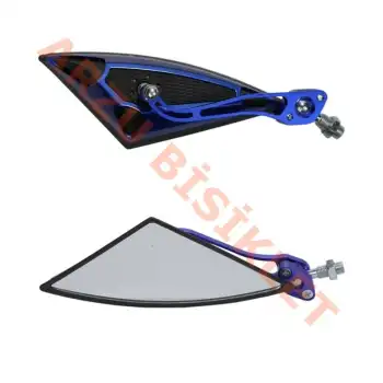 MODİFİYE AYNA 10mm ADAPTÖR 8mm MAVİ ÜÇGEN