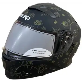 NERO ÇENE AÇILIR KASK 912 MAT SİYAH-GRİ MAT SİYAH GRİ