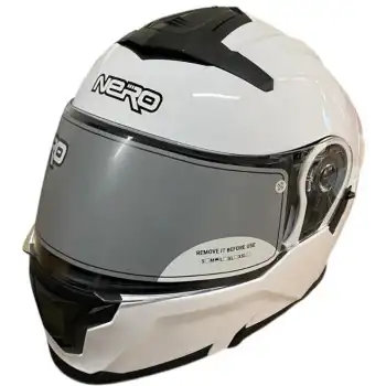 NERO KASK ÇENE AÇILIR 912 BEYAZ BEYAZ