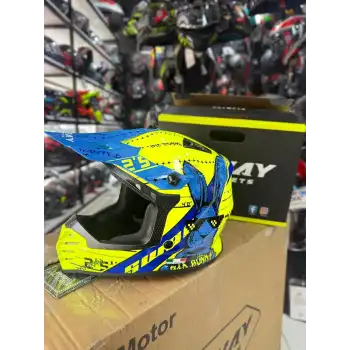 SWAY SW BUNNY YELLOW ÇOCUK CROSS KASKI