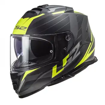 LS2 STORM 2 NERVE KASK MAT SİYAH - NEON SARI