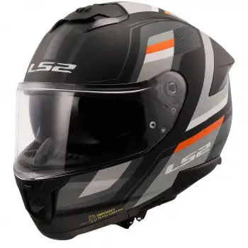 LS2 STREAM 2 VINTAGE MAT SİYAH-GRİ-BEYAZ-KIRMIZI KASK MAT SİYAH - GRİ - BEYAZ - KIRMIZI