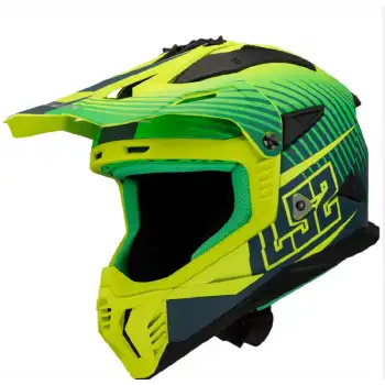 LS2 FAST 2 DUCK YEŞİL-NEON SARI KASK YEŞİL - NEON SARI