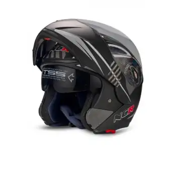 MOTOR KASK ÇENE AÇILIR GÖZLÜKLÜ NCR - 158 - MONSTER SİYAH MONSTER SİYAH