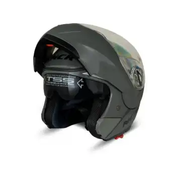 MOTOR KASK ÇENE AÇILIR GÖZLÜKLÜ NCR - 158 - NARDO GRİ NARDO GRİ