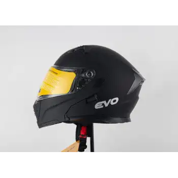 EVO 906 ÇENE AÇILIR MAT SİYAH SİYAH