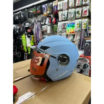 MH ÇENESİZ MAT MAVİ KASK MAT MAVİ