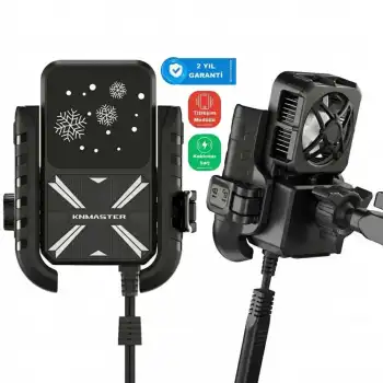 KNMASTER TT-550 UFC TİTREŞİM ÖNLEYİCİ MOTOSİKLET TELEFON TUTUCU