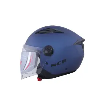 KASK ÇENESİZ VİZÖRLÜ NCR 236 ECE BELGELİ -METAL MAVİ METAL MAVİ