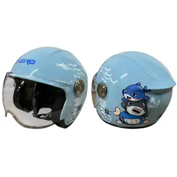 NERO ÇOCUK KASK ÇENESİZ 601 MAVİ MAVİ