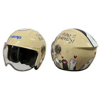 NERO ÇOCUK KASK ÇENESİZ 601 KREM KREM