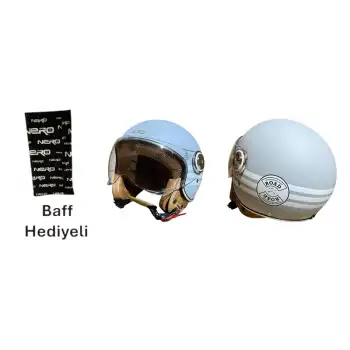 NERO KASK ÇENESİZ MAT GRİ ROAD TK-06 (XL)