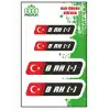 KAN GURUBU SİYAH DÖRTLÜ ETİKET B RH-