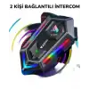 2X EŞLEMELİ BLİC BLUETOOTH IŞIKLI  V20 - MAX İNTERCOM