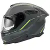 NEXX Y.100R REACT KASK MAT GRİ - YEŞİL