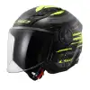 LS2 AIRFLOW 2 BRUSH SİYAH-NEON SARI KASK SİYAH - NEON SARI