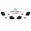 RKS SRK 125 R 2023 - 2025 UYUMLU FAR STİCKER BEYAZ X