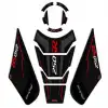 GP KOMPOZİT CF MOTO 250 SR 2020 -2024 UYUMLU TANKPAD SETİ SİYAH - KIRMIZI