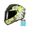 AXXIS DRAKEN S TROOPER D3 MAT FLUOER YELLOW KASK MAT FLUOER YELLOW