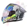 KASK KAPALI M70 ECE SERTİFİKALI-UZAYLI MAVİ SARI