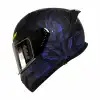 MTS M-201 SNAKE FULL FACE KASK MISION BLUE