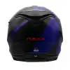 NEXX Y.100 B-SIDE KASK MAT SİYAH - NAVY MAVİ