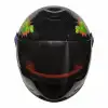 PRO HELMETS SY118 Full Face Çocuk Kask DINO BLACK SİYAH