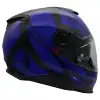 NEXX Y.100 B-SIDE KASK MAT SİYAH - NAVY MAVİ