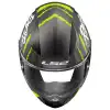 LS2 RAPID 2 RAVEN KASK MAT SİYAH - GRİ - NEON SARI