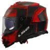 LS2 STORM 2 TRACKER KASK SİYAH - KIRMIZI
