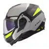LS2 ADVANT 2 TRIPLE MAT GRİ- SİYAH-NEON SARI KASK - S
