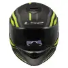 LS2 STROBE 2 PHANTOM MAT TITANIUM-NEON SARI KASK MAT TITANIUM - NEON SARI