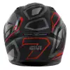 GIVI 50.7 PROTON KASK MAT TITANIUM - KIRMIZI