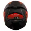 LS2 STREAM 2 FURY KASK MAT SİYAH - GRİ - KIRMIZI