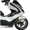 GP KOMPOZİT HONDA PCX 125 / 150 2021-2024 UYUMLU ALT BACAK KORUMA SİYAH
