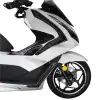 GP KOMPOZİT HONDA PCX 125 / 150 2021-2024 UYUMLU ÜST BACAK KORUMA SİYAH