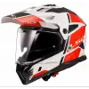 LS2 PIONEER 2 KASK HILL KASK BEYAZ-KIRMIZI M