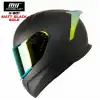 MTS 810 FULL FACE MAT SİYAH - GOLD KASK