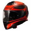 LS2 STORM 2 DODGER MAT SİYAH-NEON TURUNCU KASK MAT SİYAH - NEON TURUNCU