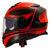 LS2 STORM 2 DODGER MAT SİYAH-NEON TURUNCU KASK MAT SİYAH - NEON TURUNCU